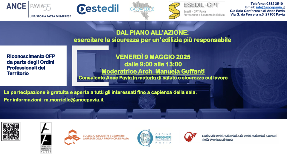 Dal piano all’azione: esercitare la sicurezza per un’edilizia più responsabile